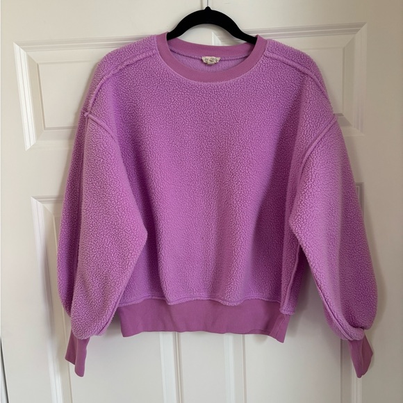 Pilcro Slouchy Crew-Neck Sweatshirt XS - Picture 1 of 9